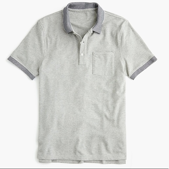 NEW WITH TAGS J.CREW men’s pique polo large - Picture 2 of 4
